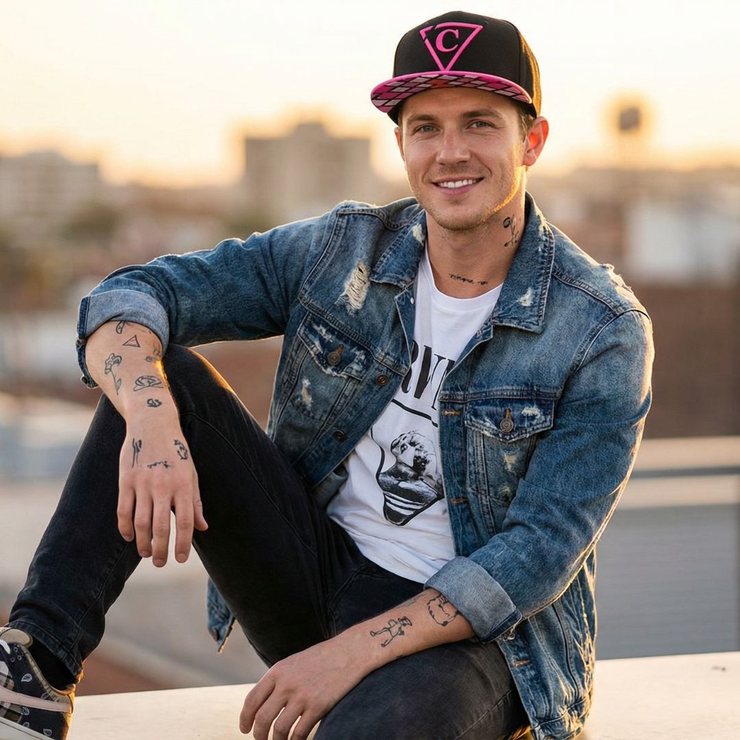 Cappellino Snapback The Grid - Nero/Rosa