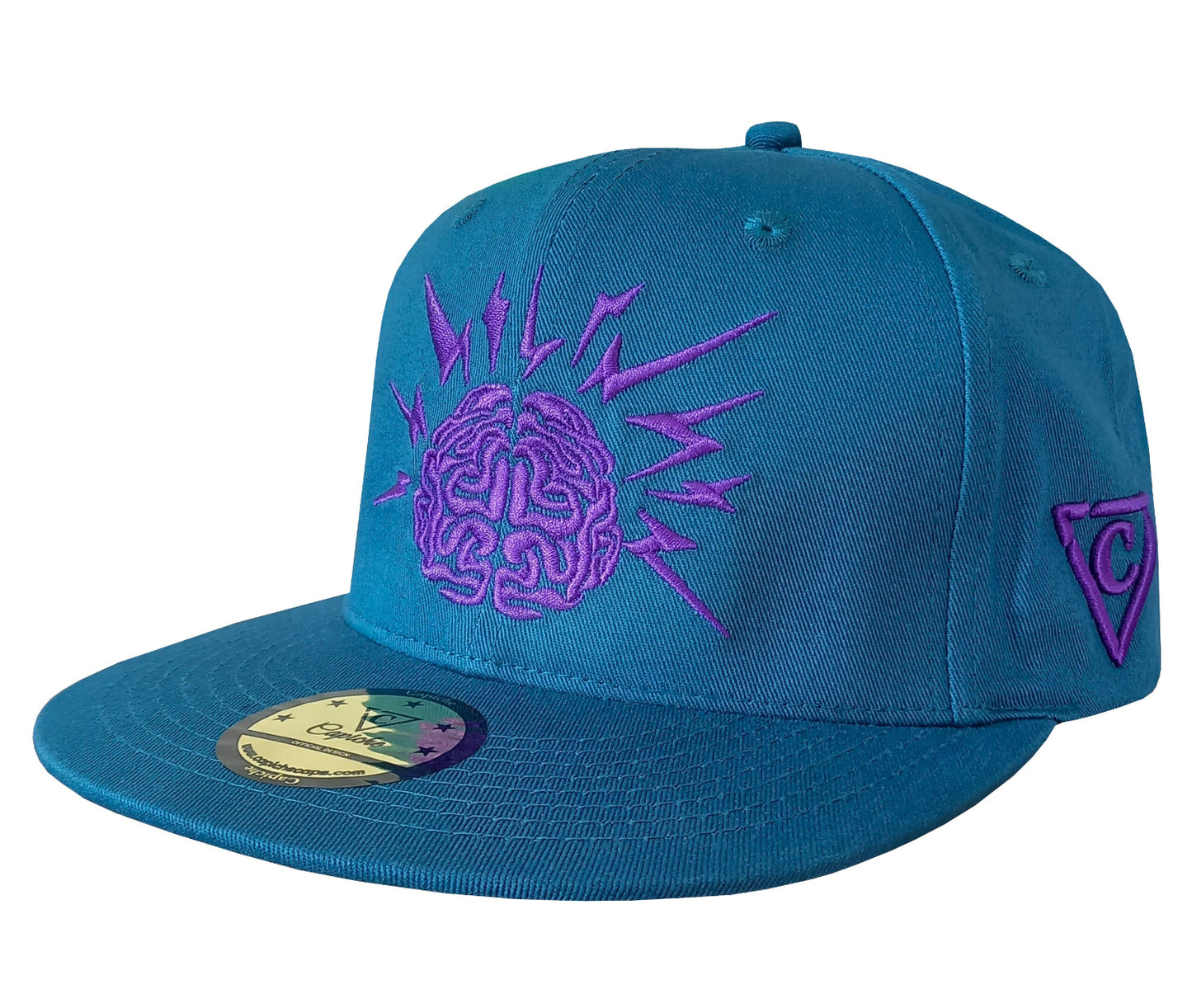 Snapback Tesli – niebieski