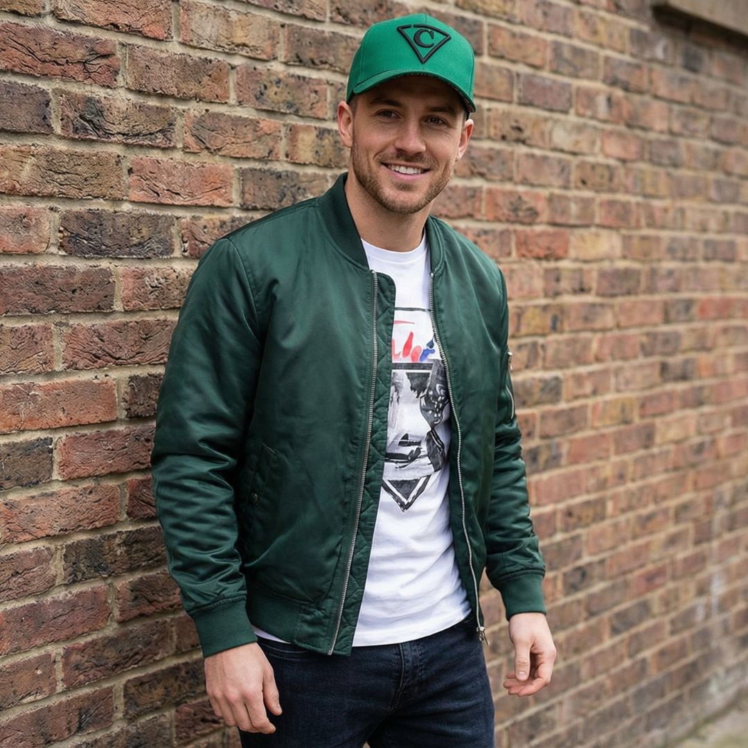 The Tiger Curved Baseball Cap - Green