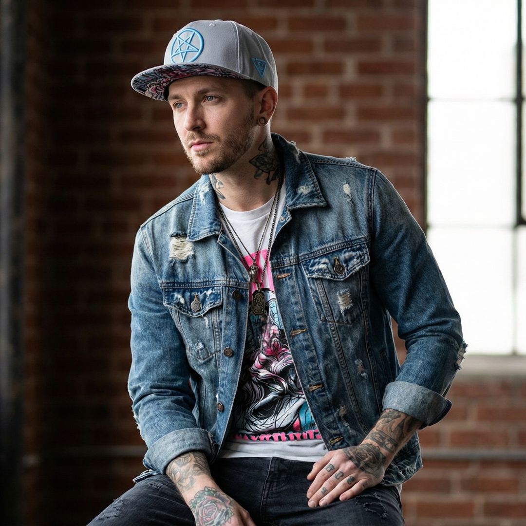 Casquette Snapback Cursed Bride - Gris