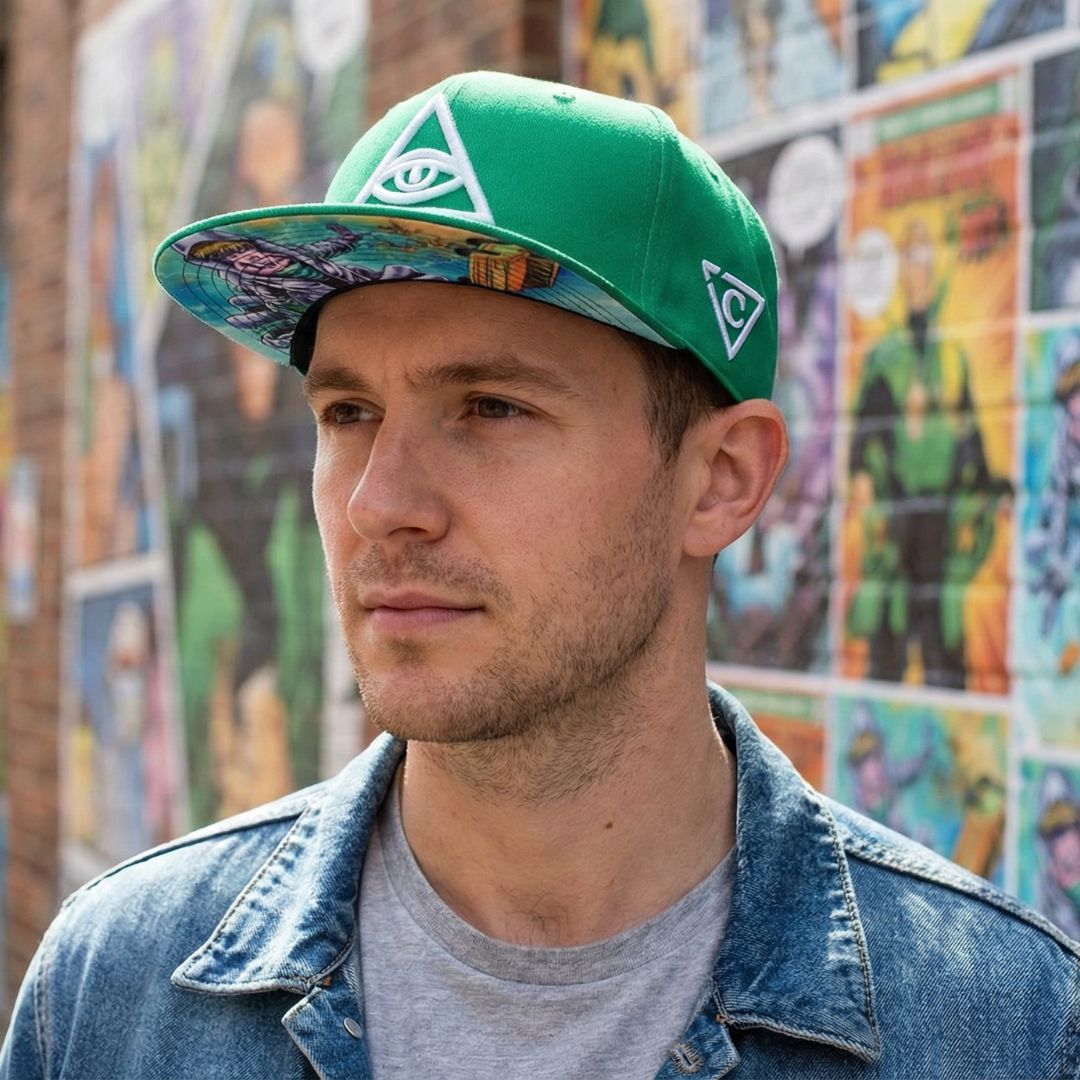 Cappellino Snapback Telekinesis - Verde