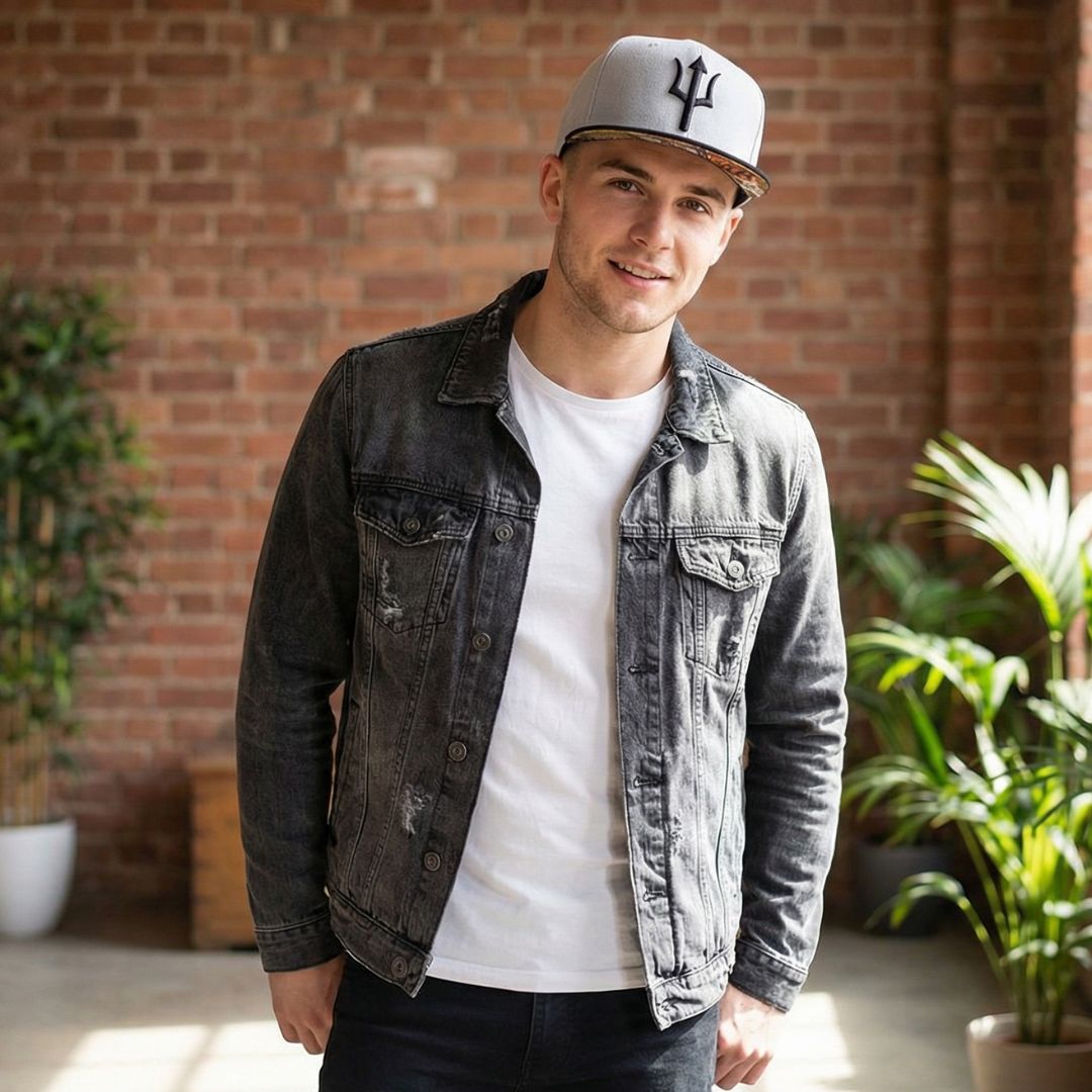 Snapback Athena - szary/czarny