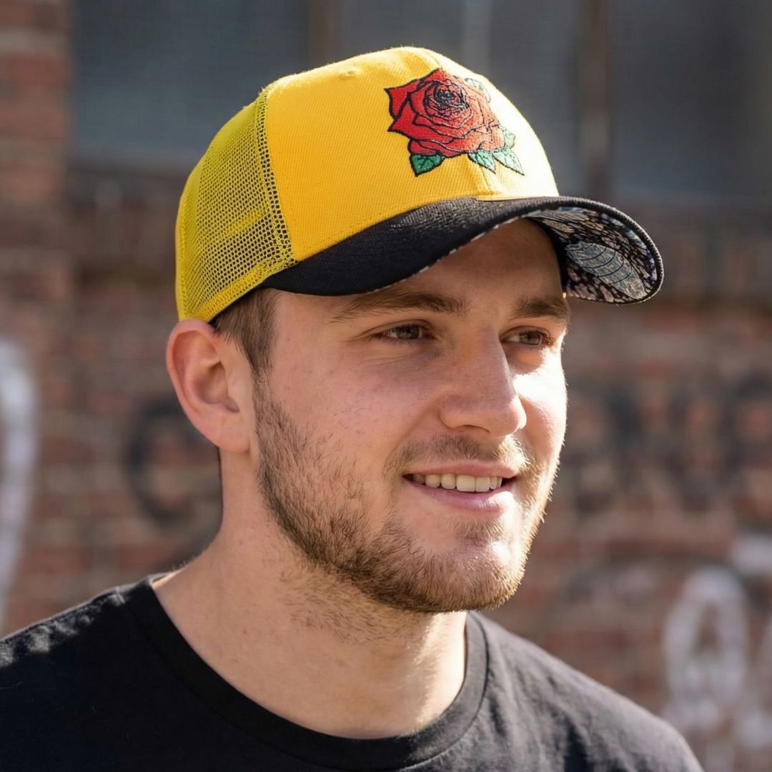 Czapka z daszkiem „Day Of The Dead 2” – żółta