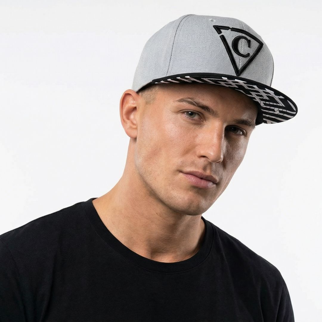 The X Snapback - Grey/Black