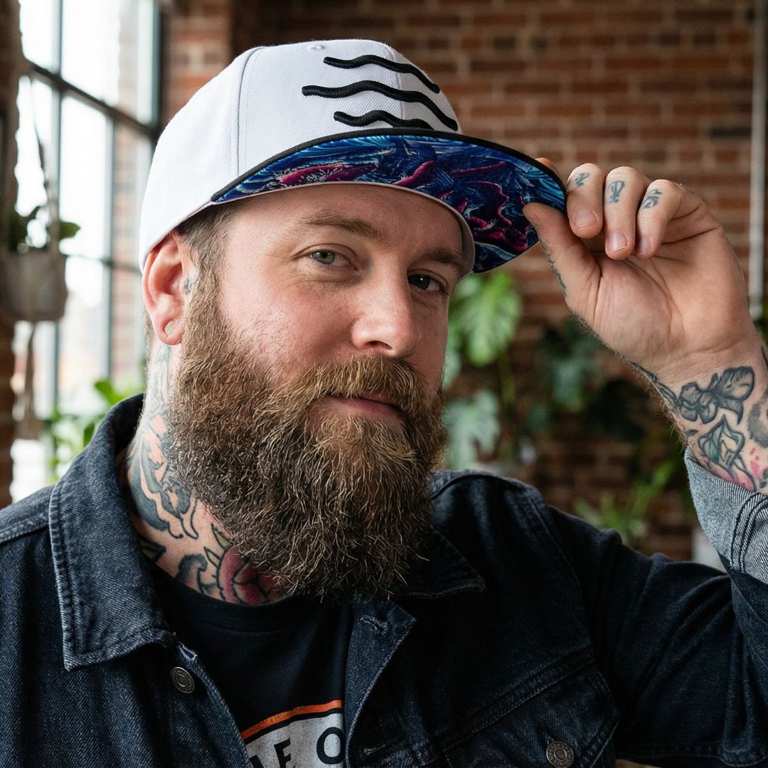 The Kraken Snapback - Grau/Schwarz