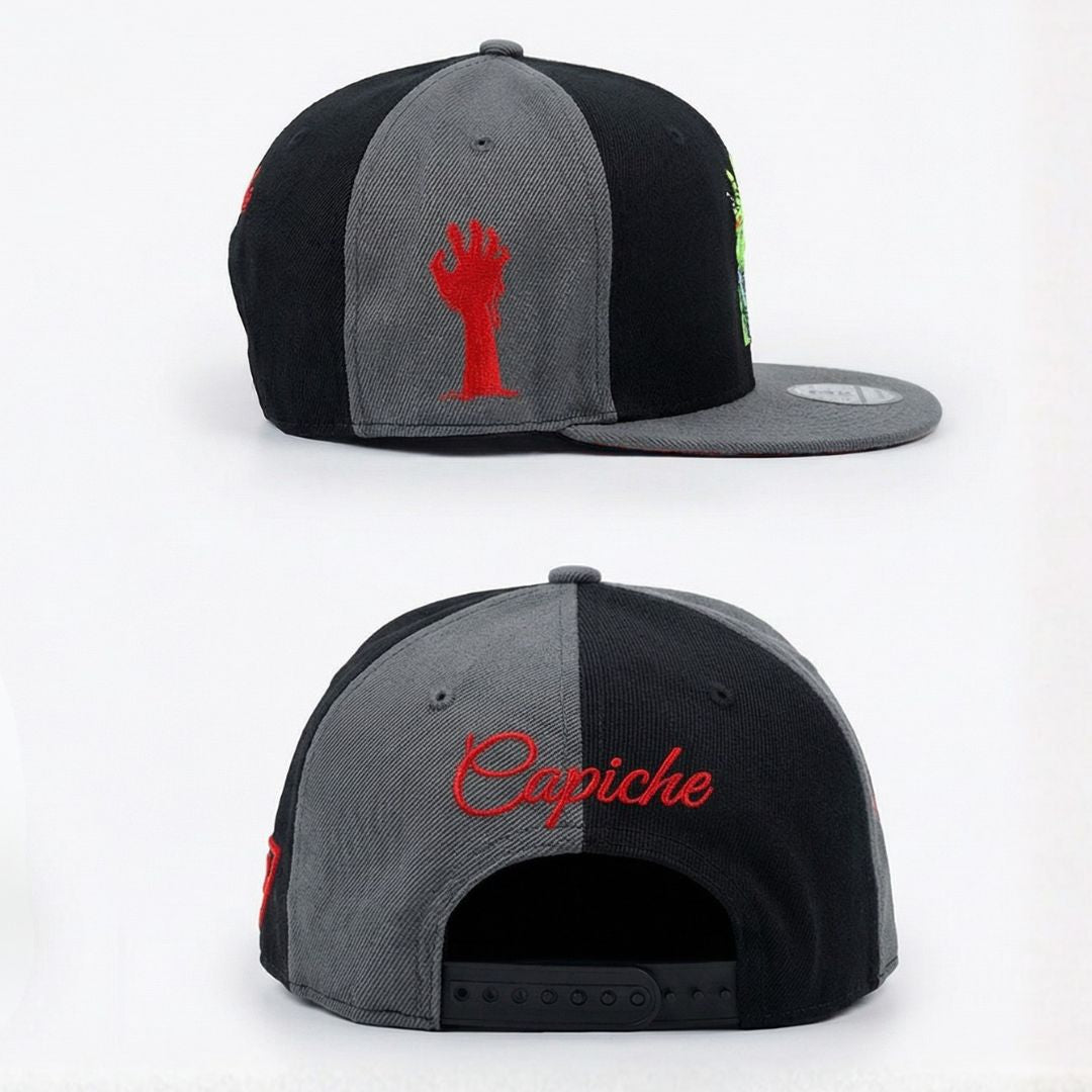 Gorra Snapback Zombie Killer - 50/50 Gris / Negra