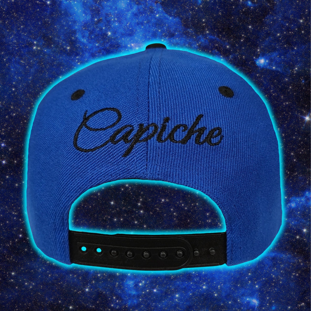 Space Surfing Snapback - Black/Blue