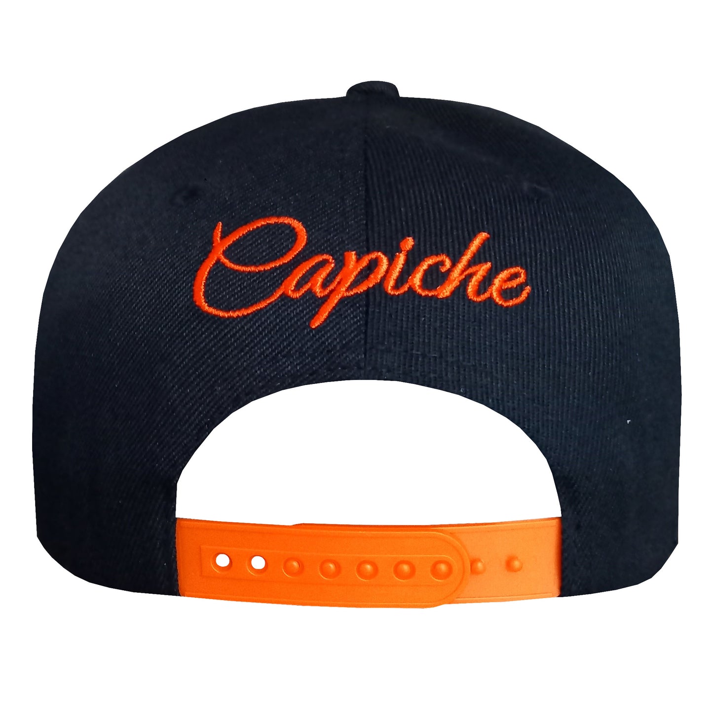 Casquette Snapback Beatboxer - Noir/Orange dégradé