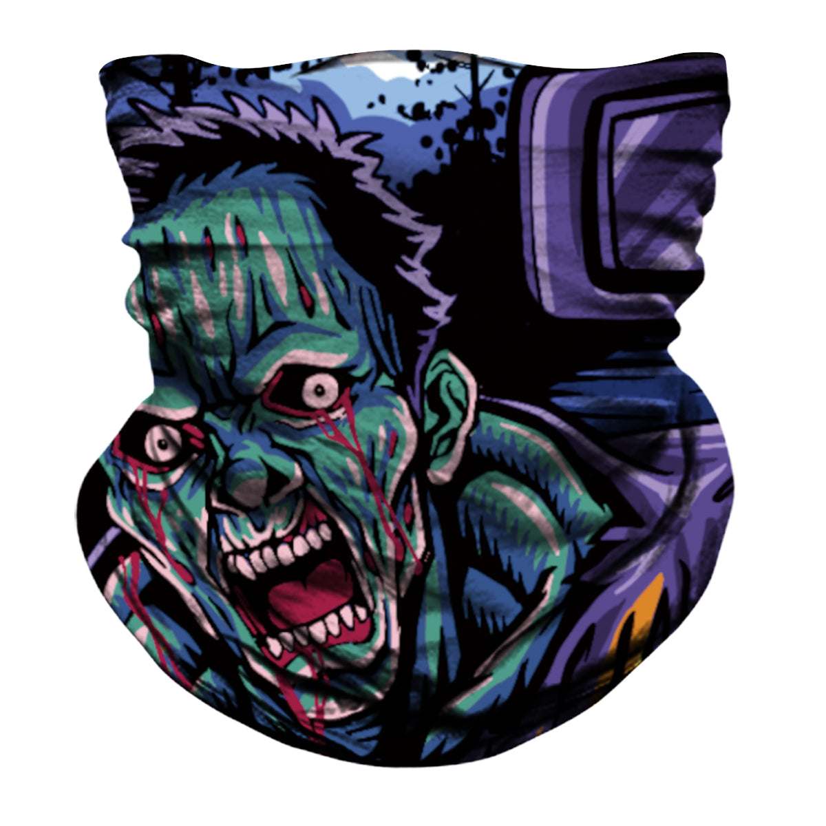 Zombie Attack Biker Mask