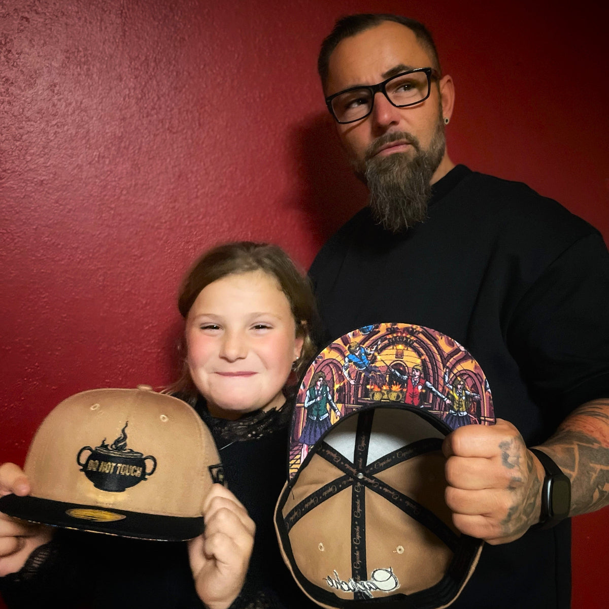 Brown Snapback Hat Wizard Class from Capiche Caps