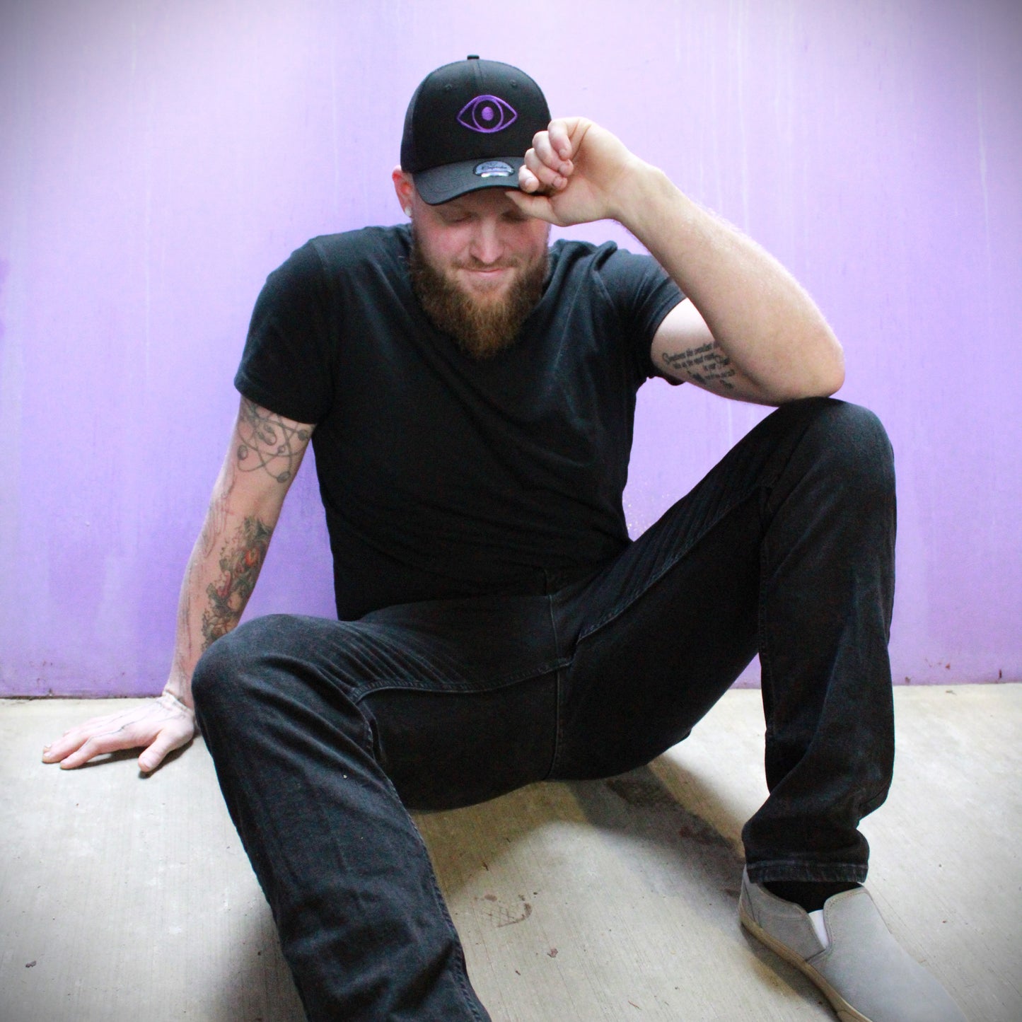 Clean Greek Argus Trucker Cap - Zwart