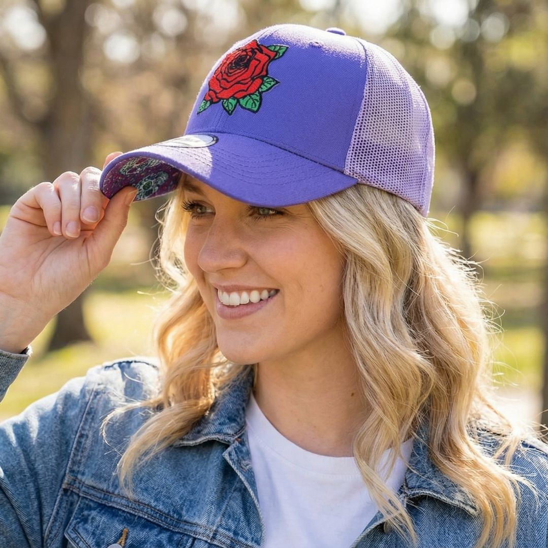 Casquette Trucker Day Of The Dead 1 - Violet