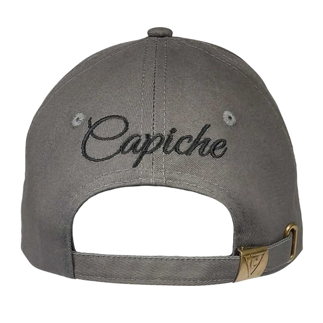 Dead Gang Curved Baseball Cap - Grey