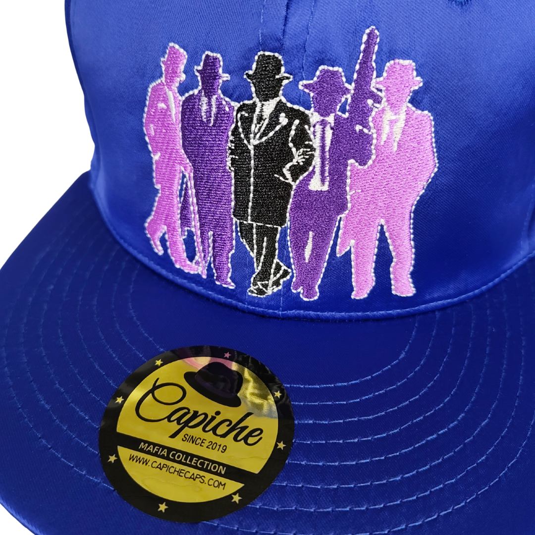 Casquette Snapback Heir To The Code n° 5 - Satin bleu