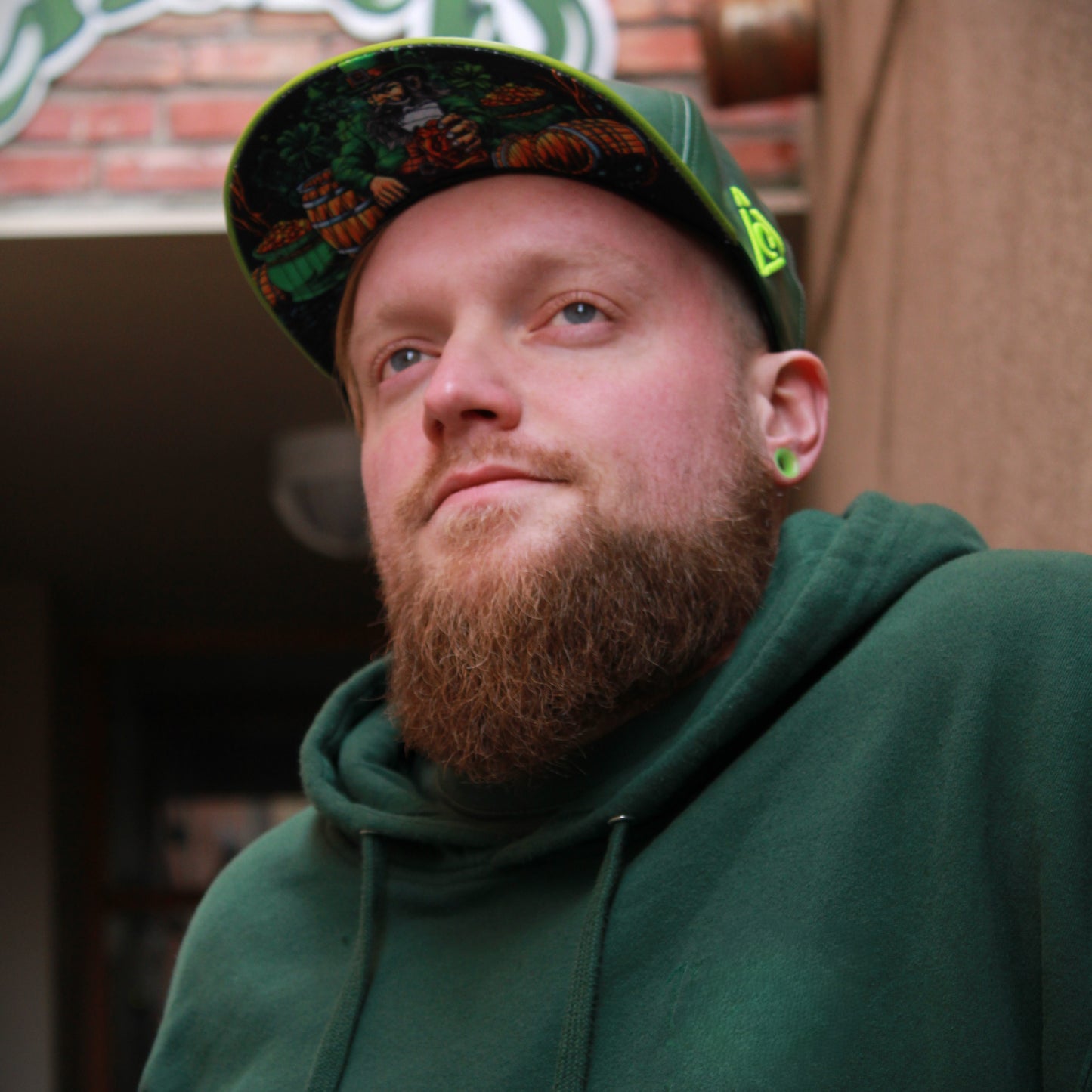 LIMITED EDITION St. Patricks Day Snapback - Green Faux Leather