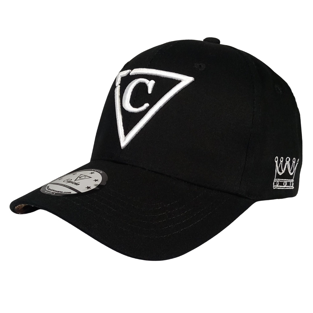Mighty Lion Curved Baseball Cap - Black