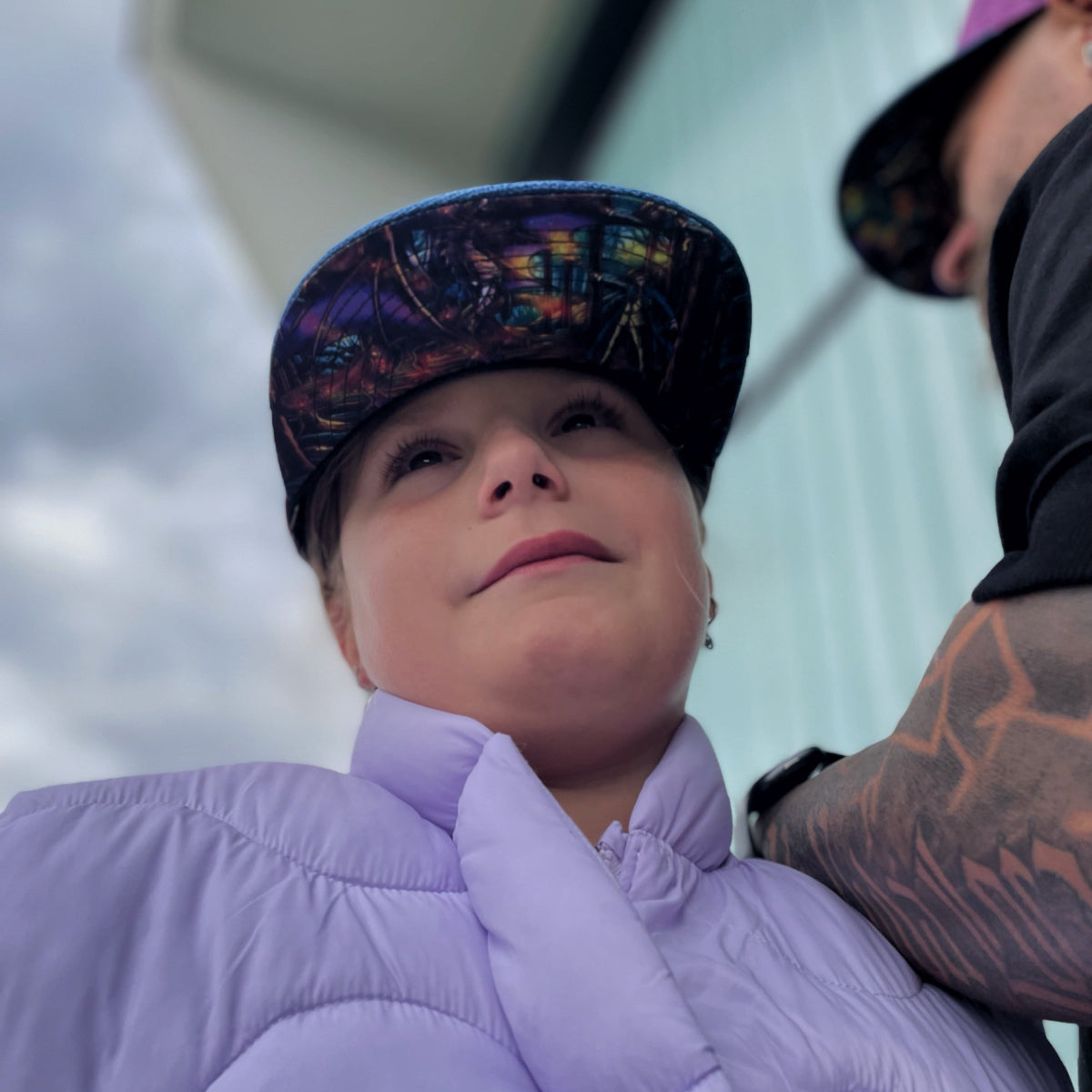 Purple Blue Thick Cotton Children's Snapback Harry Potter Inspired from Capiche Caps