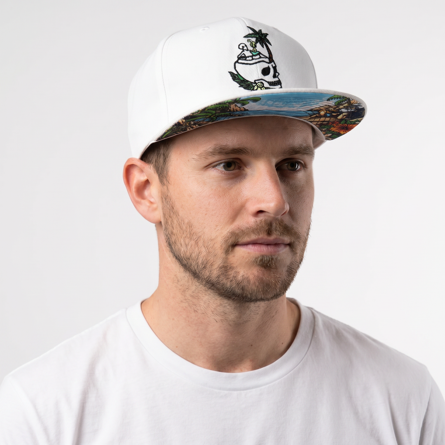 LIMITED EDITION Laid Back Summer Snapback - White