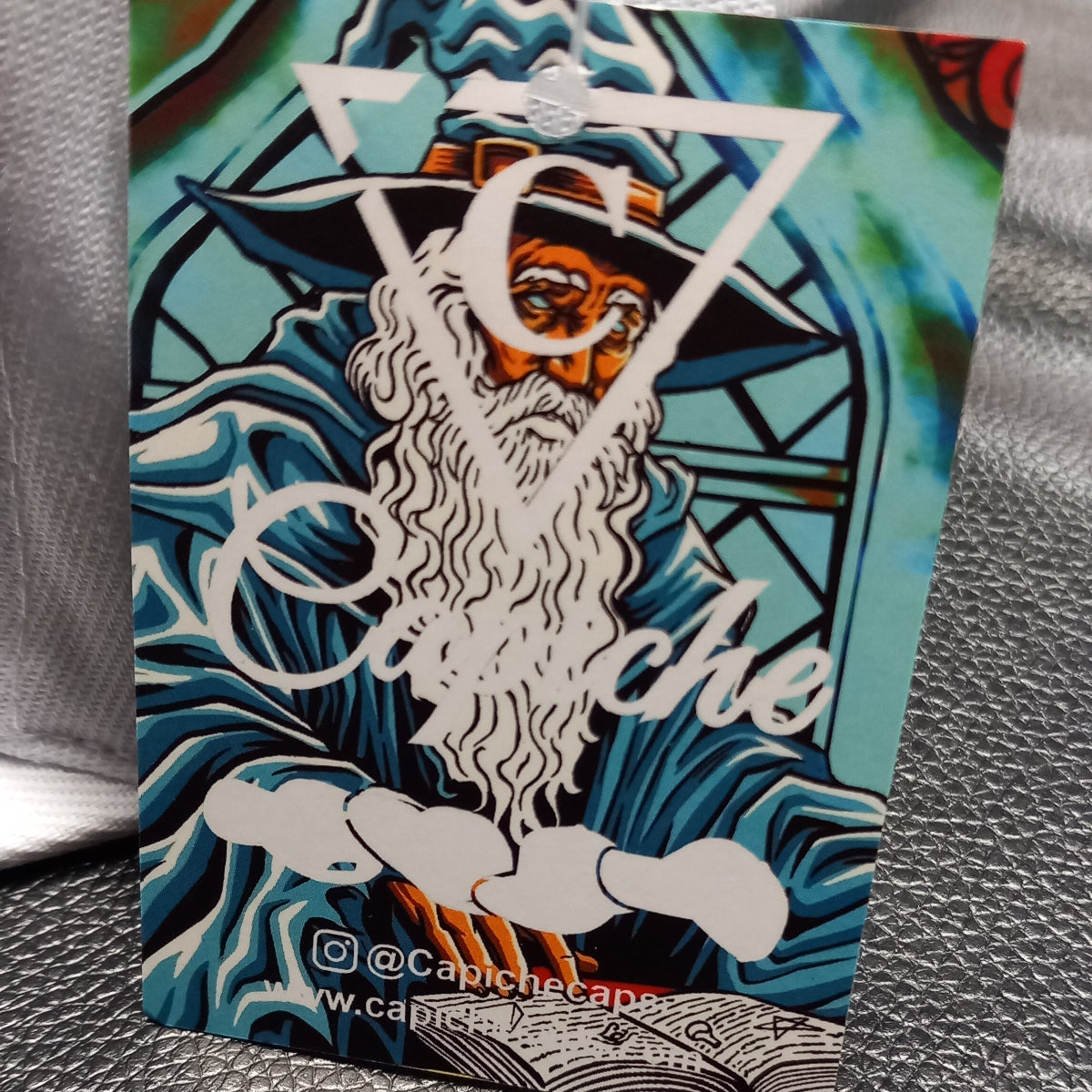 White Snapback Hat Lost Wizard in Adult and Child Size from the Harry Potter Inspired Collection from Capiche Caps