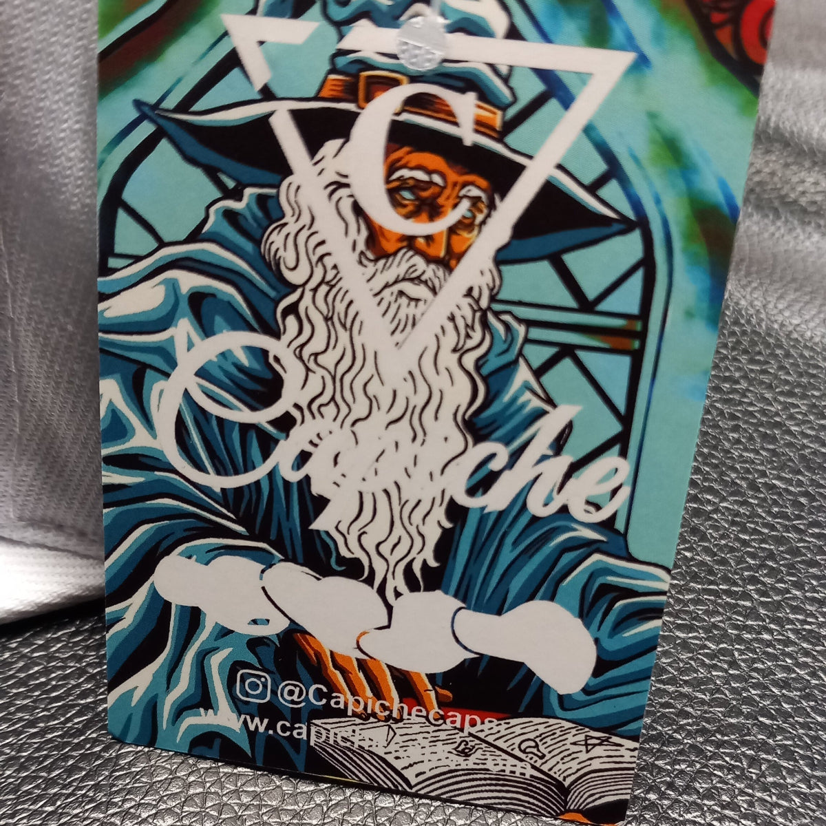 White Kids Snapback Hat Lost Wizard from Harry Potter Inspired Collection from Capiche Caps