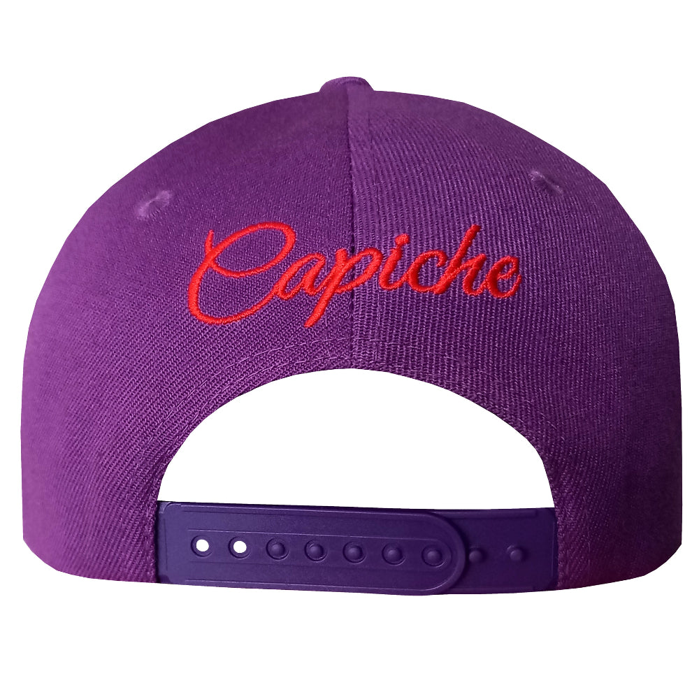 Forest Meeting Snapback - Purple - Capiche Caps Purple