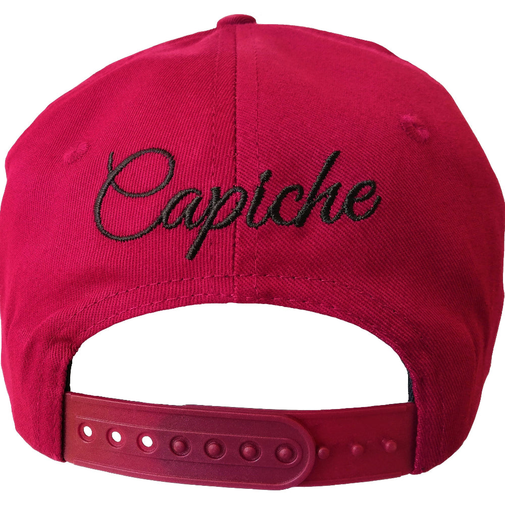 Griffin Snapback - Red/Black - Capiche Caps Black