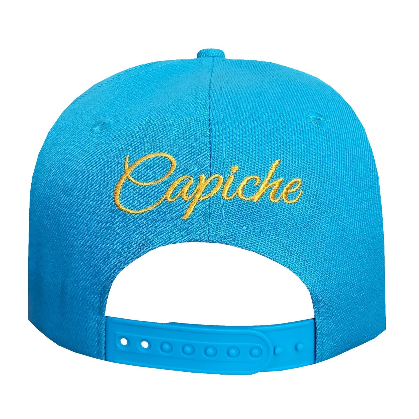 Golden Dragon Snapback - Blue/Gold - Capiche Caps Snapback