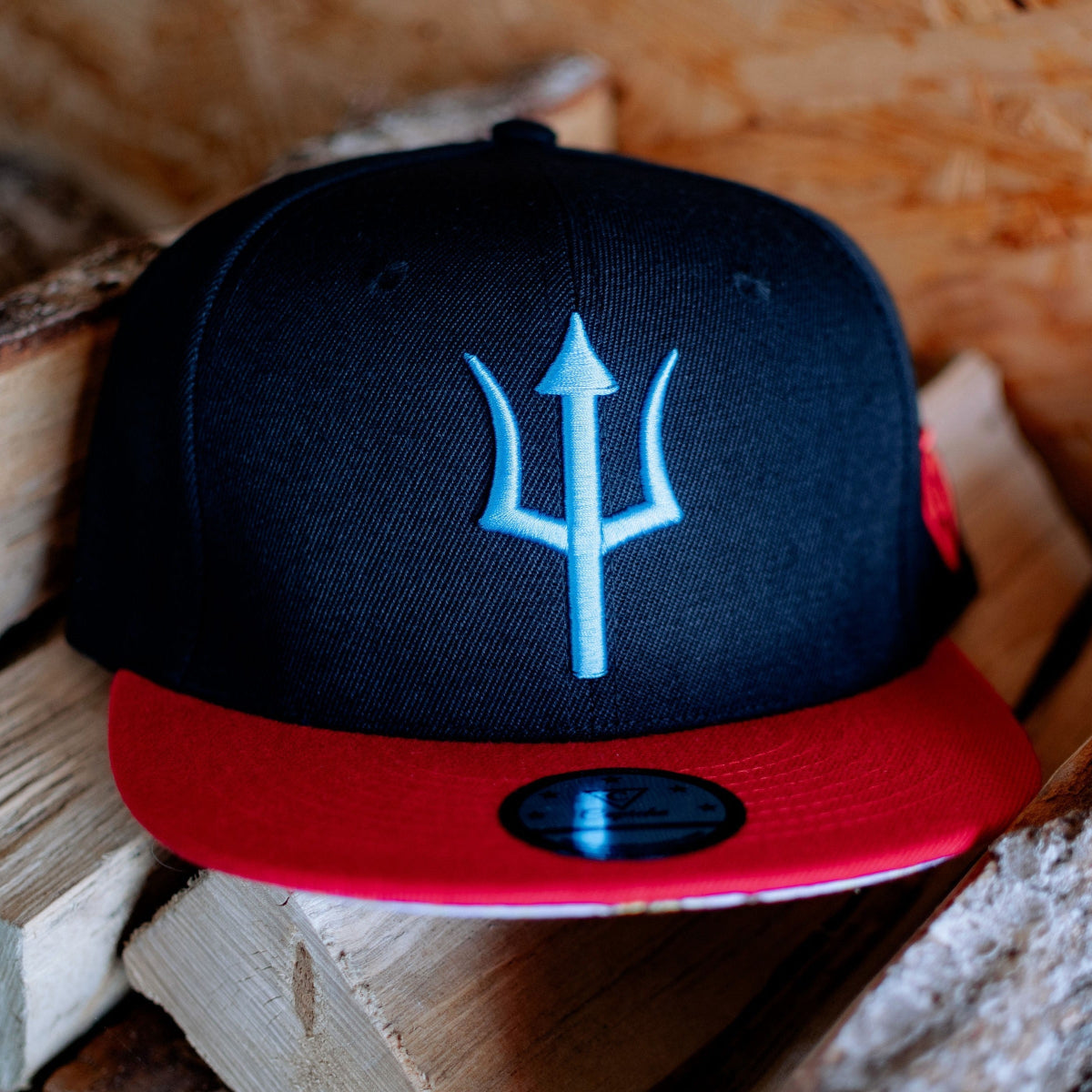 Apollo Snapback - Black/Red - Capiche Caps Black
