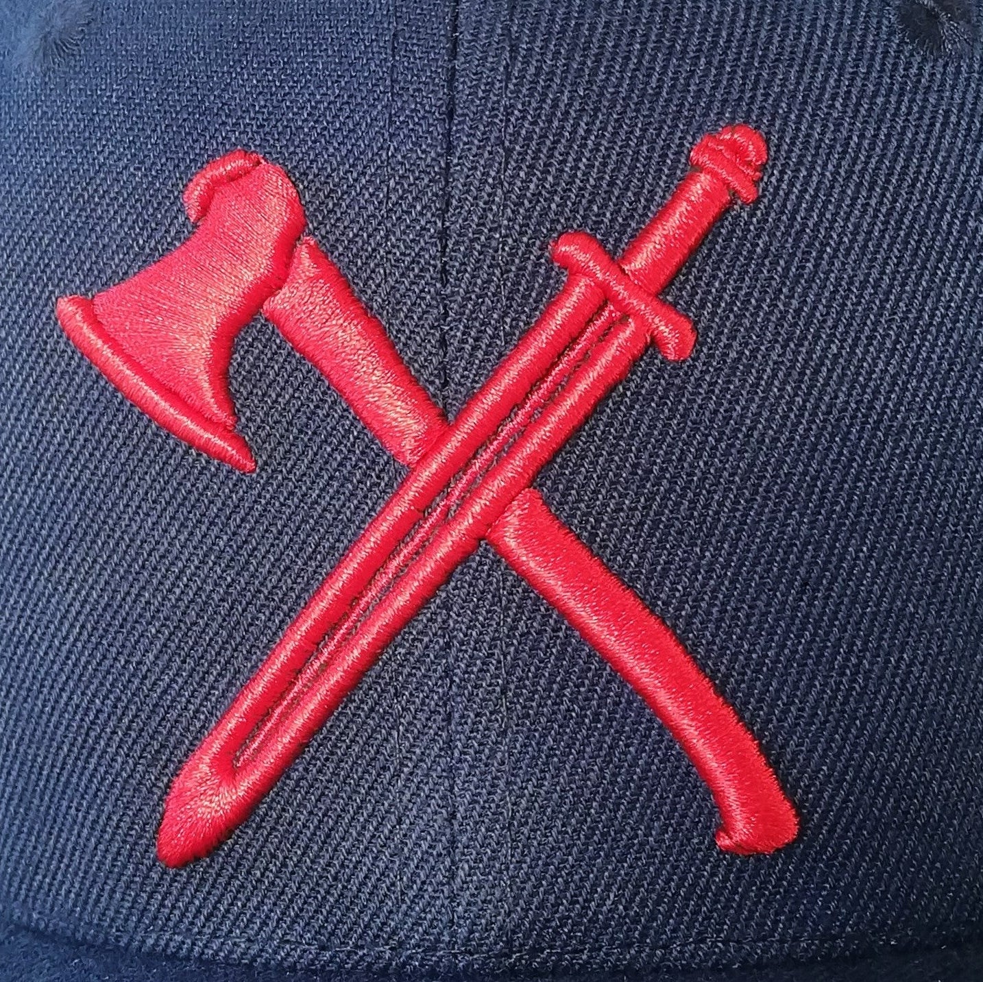 Athenian Hoplite Snapback - Dark Blue - Capiche Caps Snapback