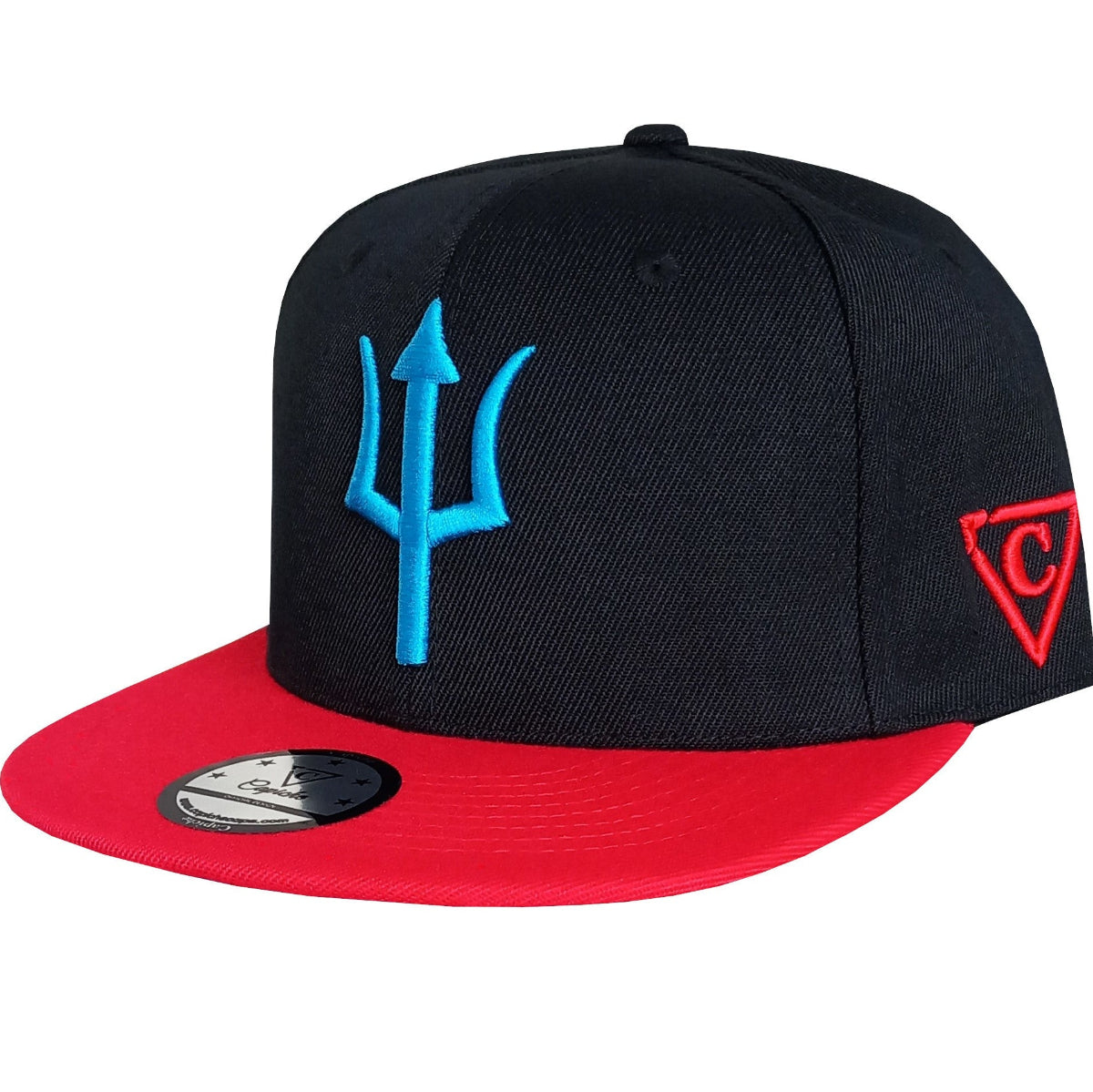 Apollo Snapback - Black/Red - Capiche Caps Black