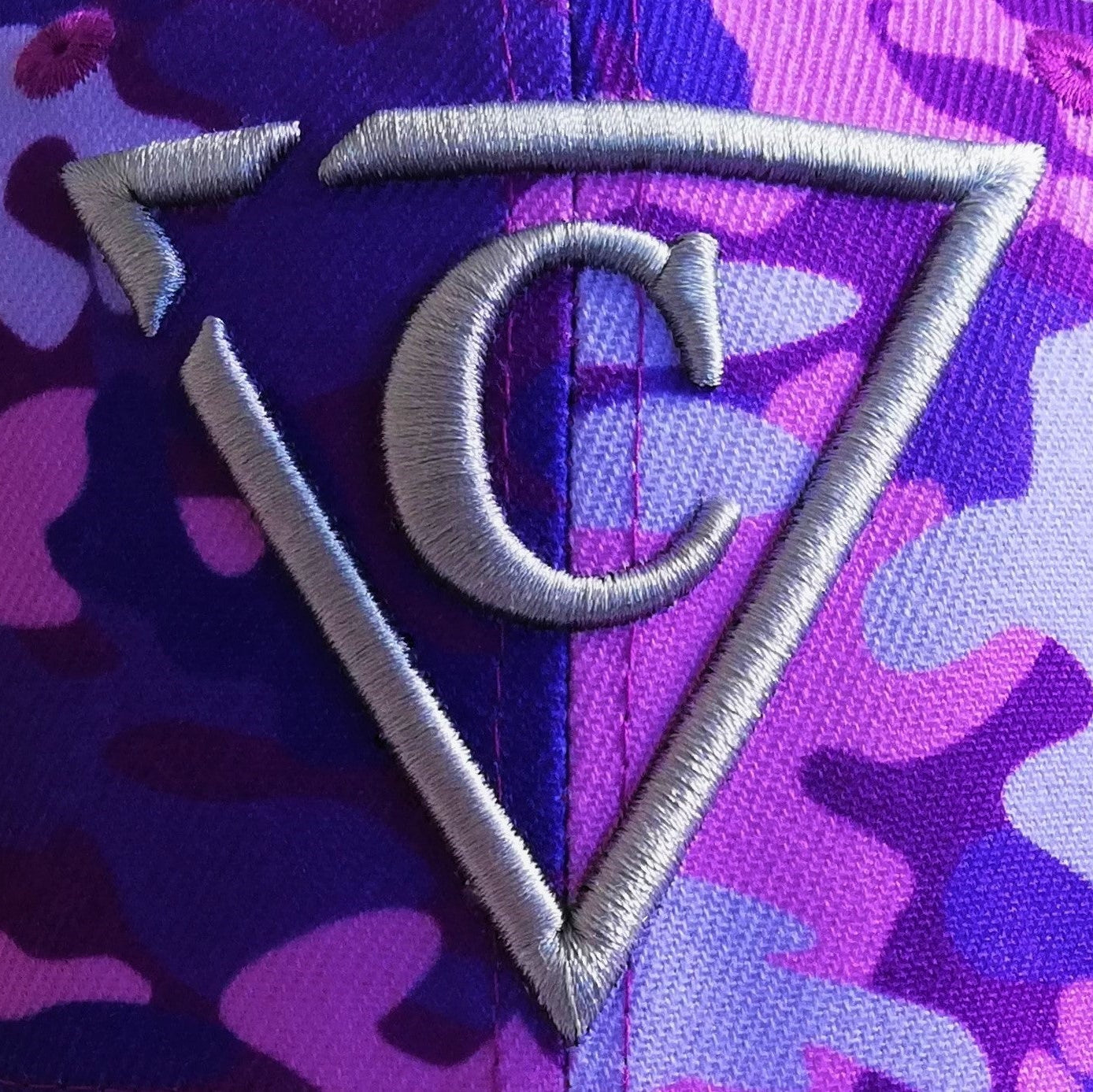 Purple Camo Snapback - Capiche Caps Purple