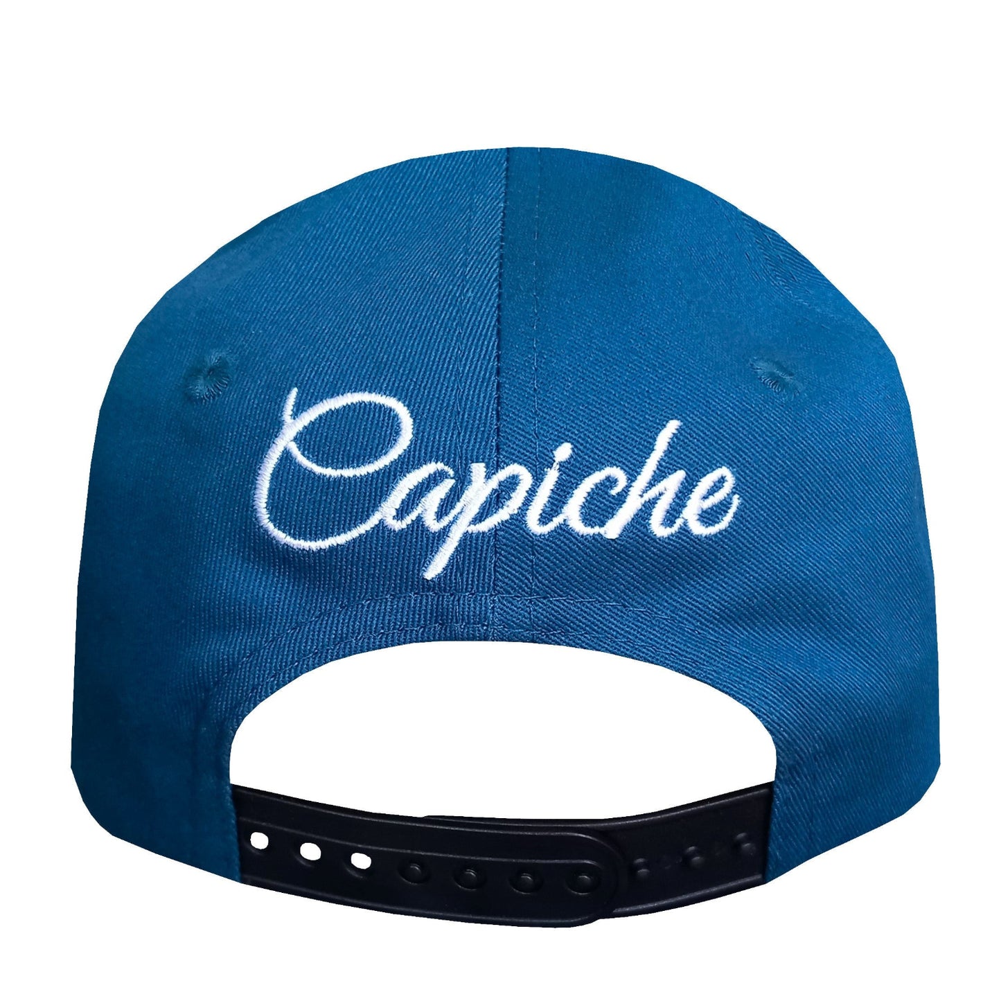 Poseidon Curved Cap Child Size - Black/Blue - Capiche Caps Black