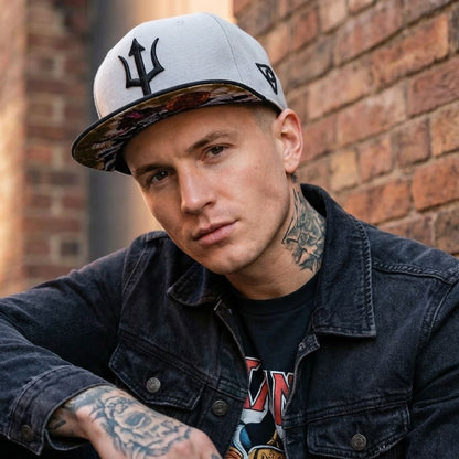 Casquette Athena Snapback - Gris/Noir