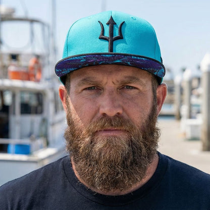 Casquette Cerberus Snapback - Bleu/Noir