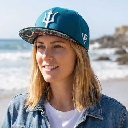 Casquette Snapback Poséidon - Bleu/Noir