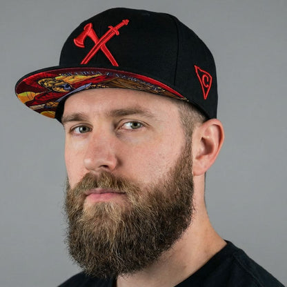 Cappellino Snapback Soldato Romano - Nero