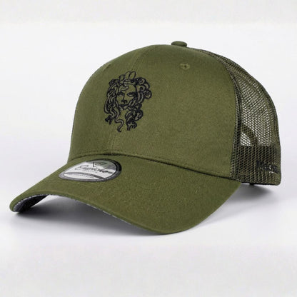 Cappellino Trucker Clean Greek Medusa - Verde