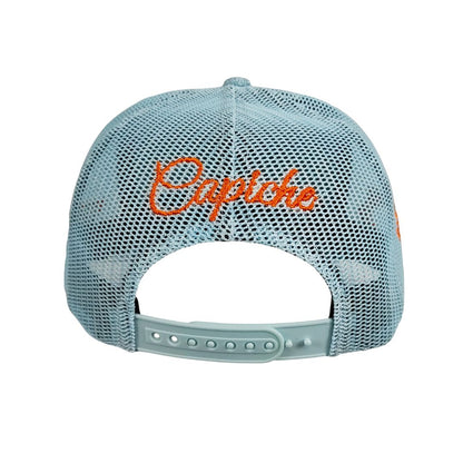 Casquette Trucker Robot Poseidon - Coton épais bleu clair