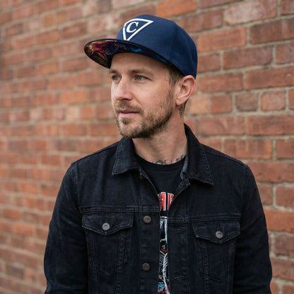 Casquette Buffalo Snapback - Bleu foncé/Noir