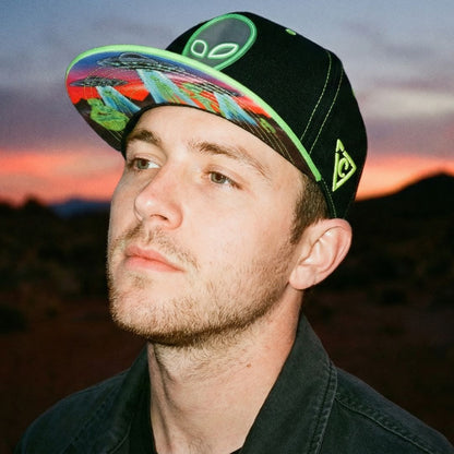 Alien Invasion Snapback - Zwart/Groen