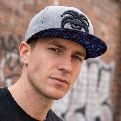 Clown Gang Snapback - Grey/Black