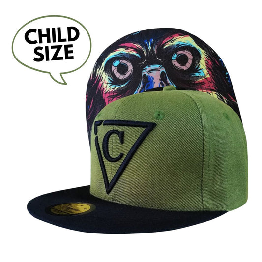 Gorra Snapback Mighty Eagle para niños - Verde / Negra