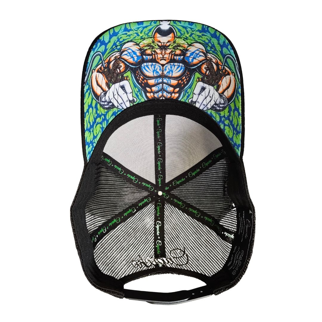 Czapka z daszkiem z tatuażem – czarna