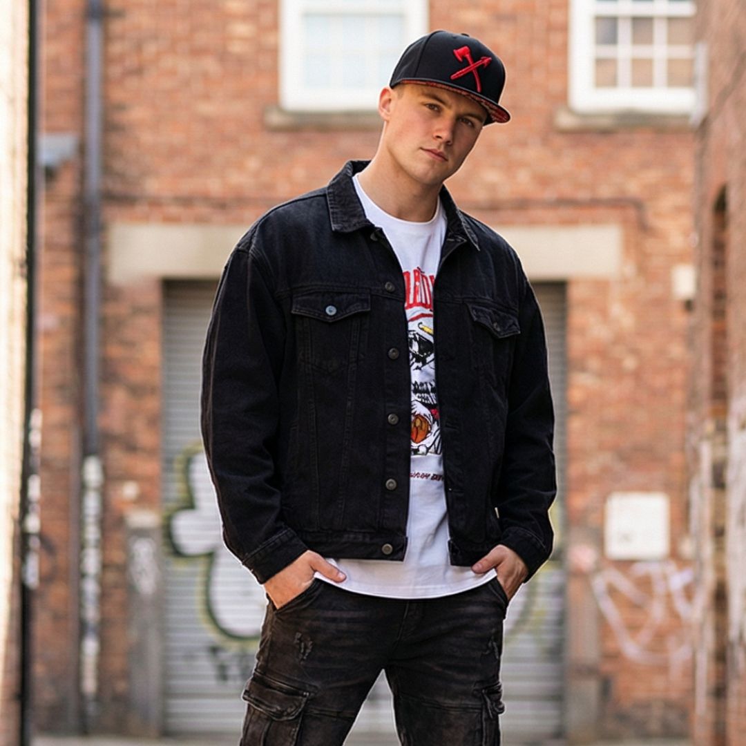 Cappellino Snapback Soldato Romano - Nero