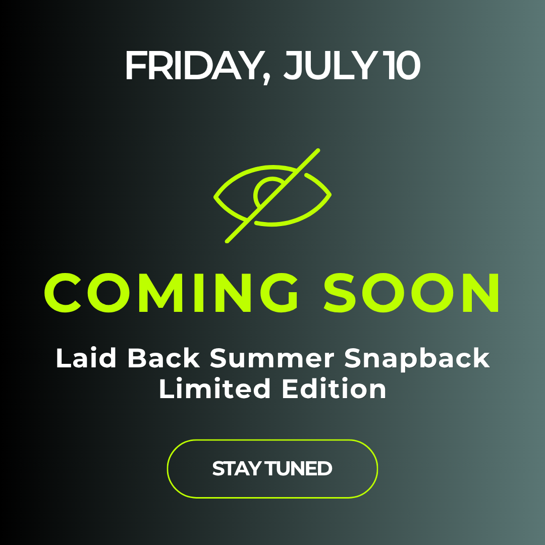 [July 10] LIMITED EDITION Laid Back Summer Snapback