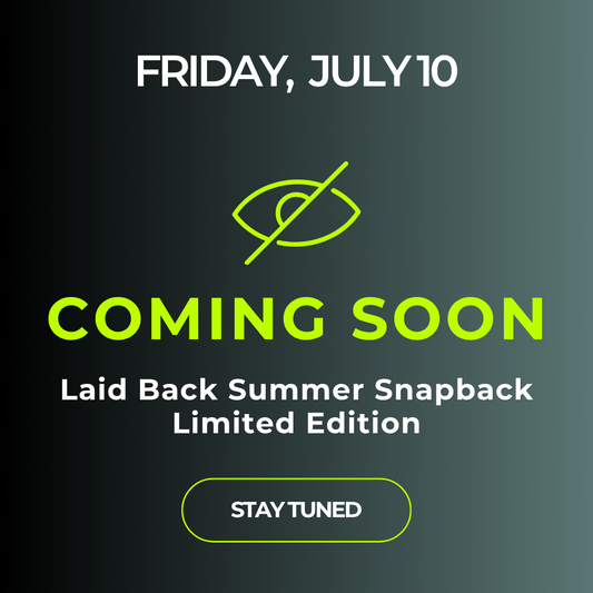 [July 10] LIMITED EDITION Laid Back Summer Snapback