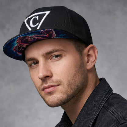 Cappellino con visiera Grizzly - Nero