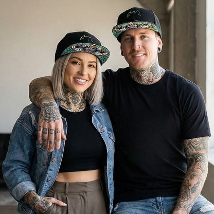 Casquette Snapback  Tattooed  - Noire