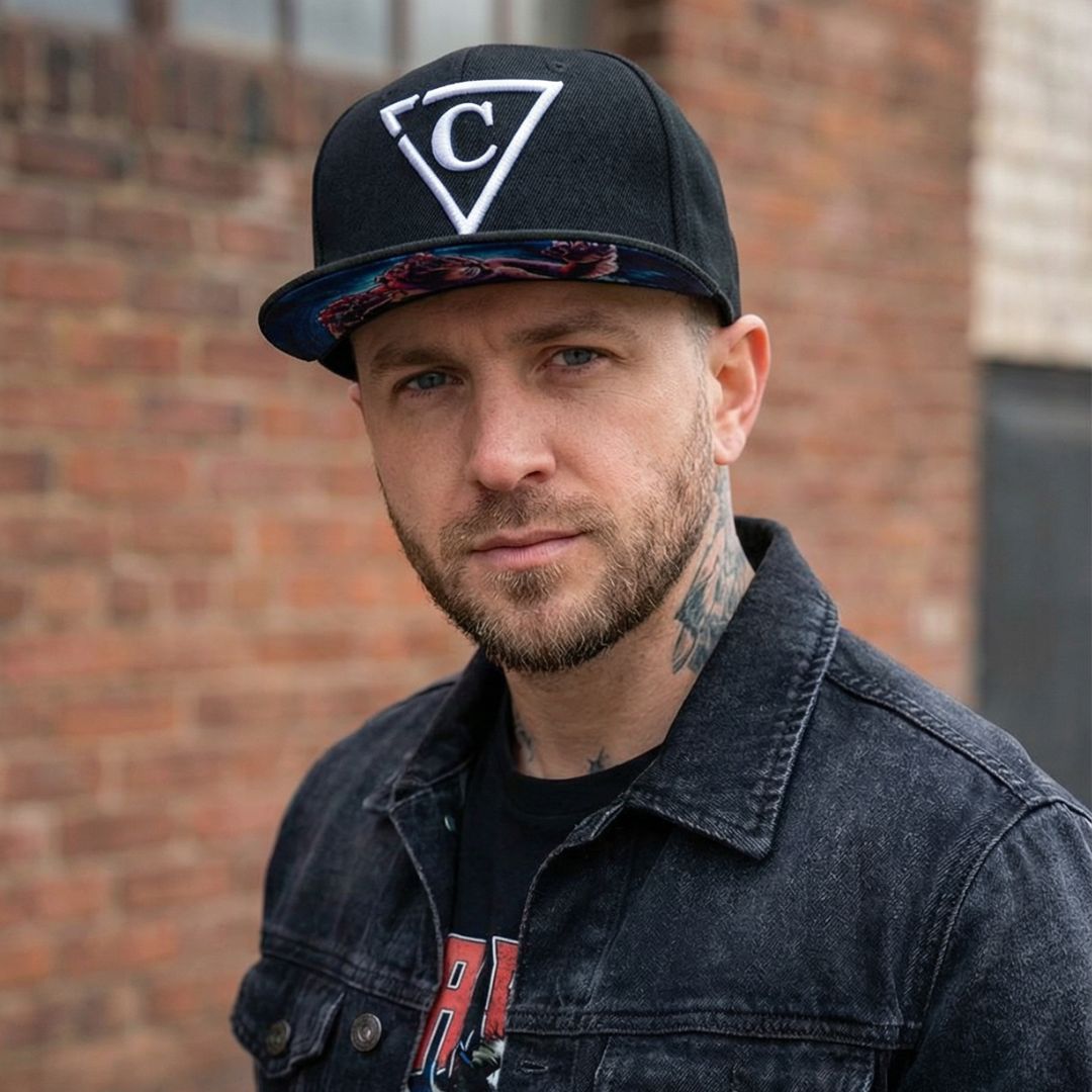 Cappellino con visiera Grizzly - Nero