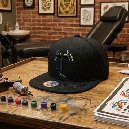 Casquette Snapback  Tattooed  - Noire